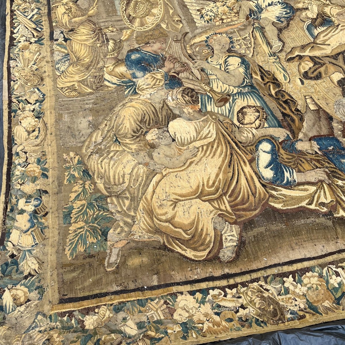 Aubusson Tapestry, The Triumph Of Alexander. 18th Century -photo-4