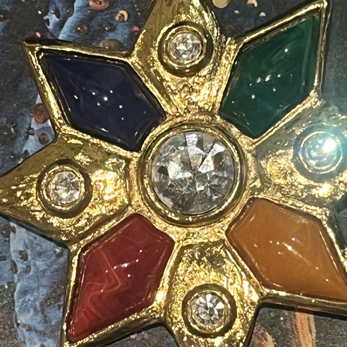 Yves Saint Laurent, Star Brooch.-photo-3