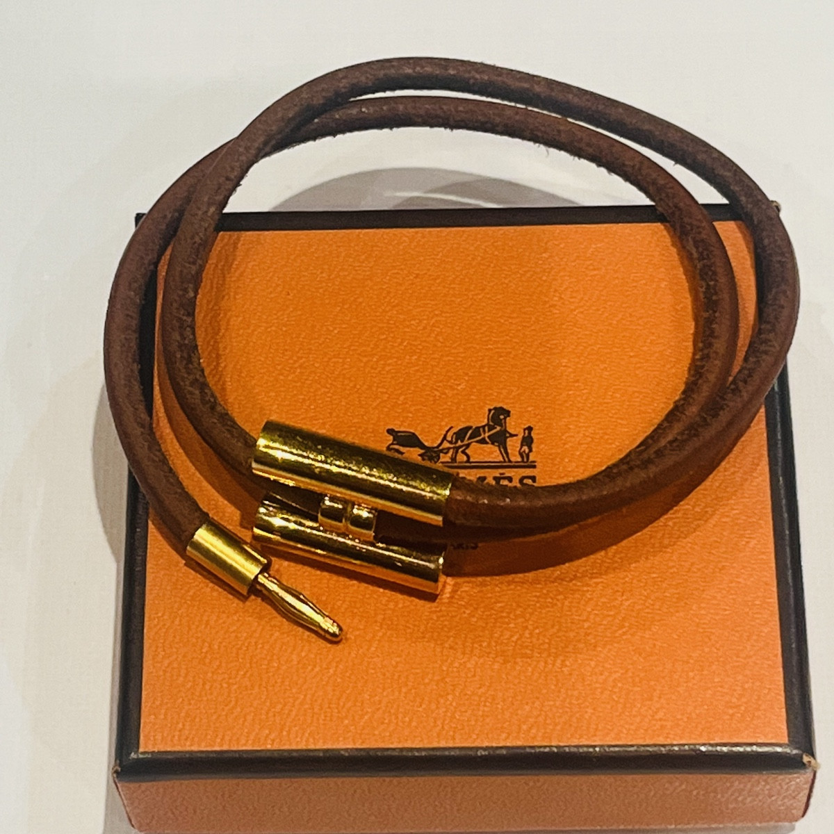 Hermès Paris, Bracelet Tournis.-photo-3