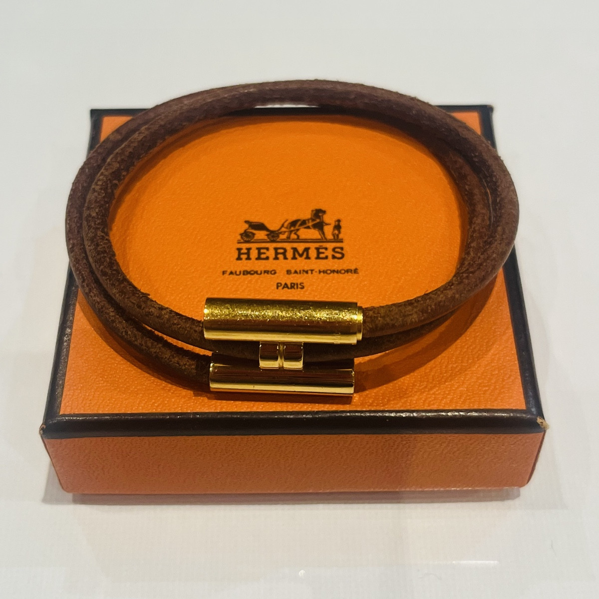 Hermès Paris, Bracelet Tournis.-photo-1