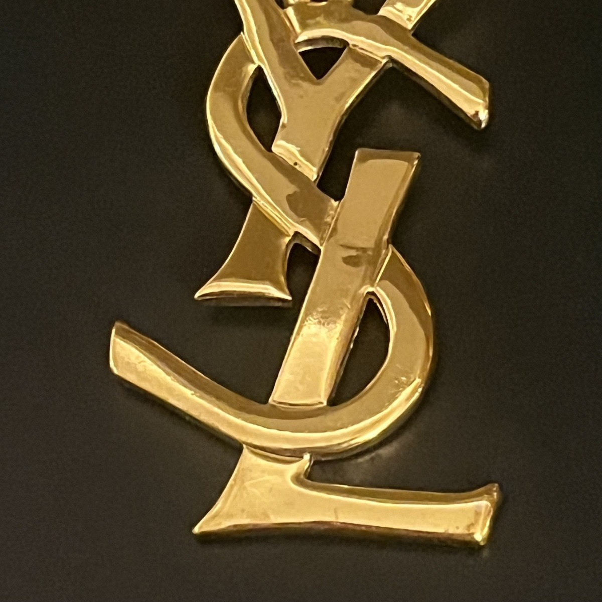 YSL, Yves SAINT LAURENT, boucles  d’oreilles.-photo-4