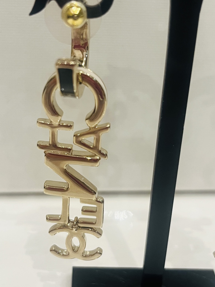 Chanel, Pair Of Earrings For Pierced Ears -photo-2