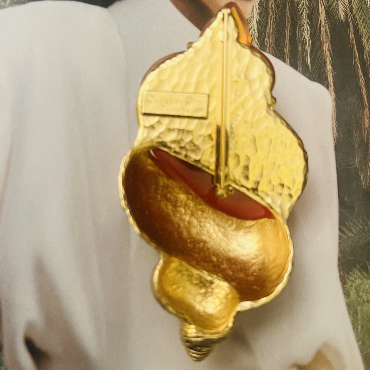 Dior, Robert Goossens,  broche Coquillage-photo-3