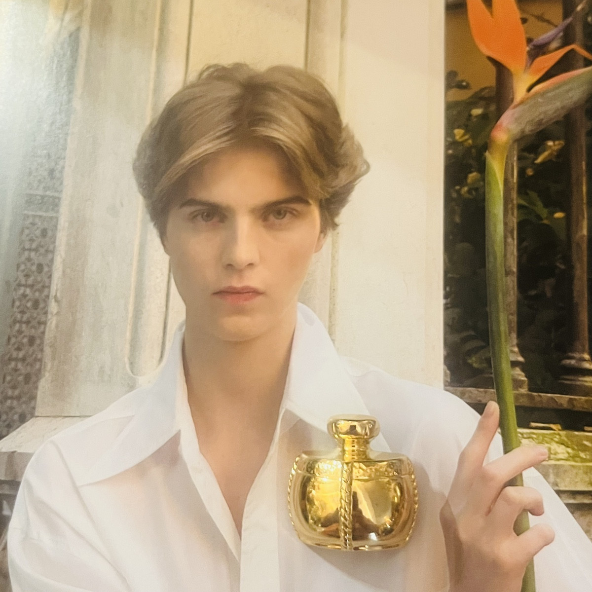 Yves Saint Laurent, "champagne" Brooch-photo-4