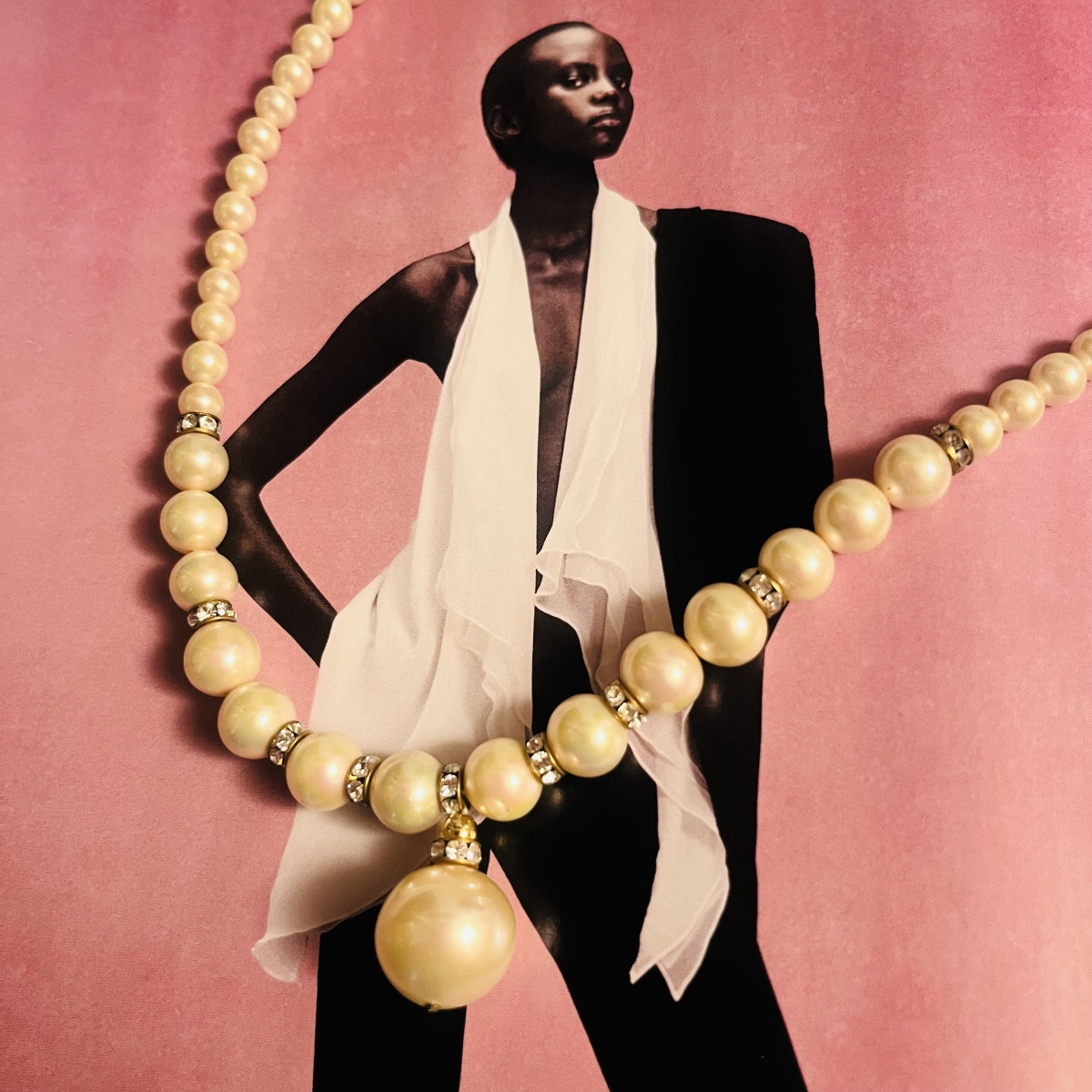 Christian Dior, Pearl Necklace.-photo-3