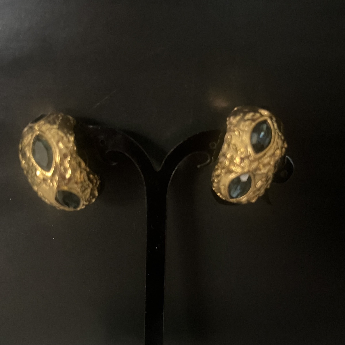 Yves Saint Laurent, Cabochon Earrings-photo-2