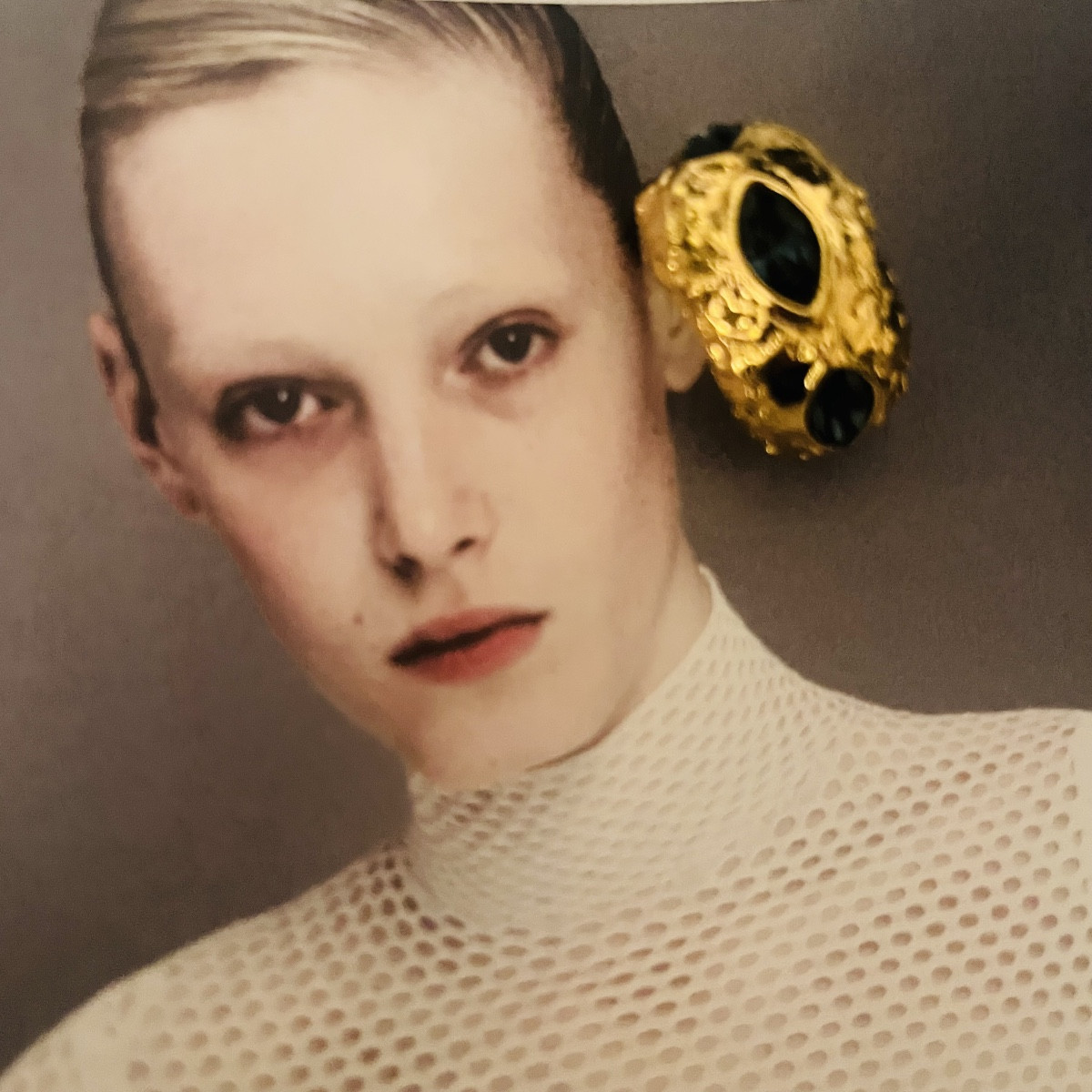 Yves Saint Laurent, Cabochon Earrings-photo-4
