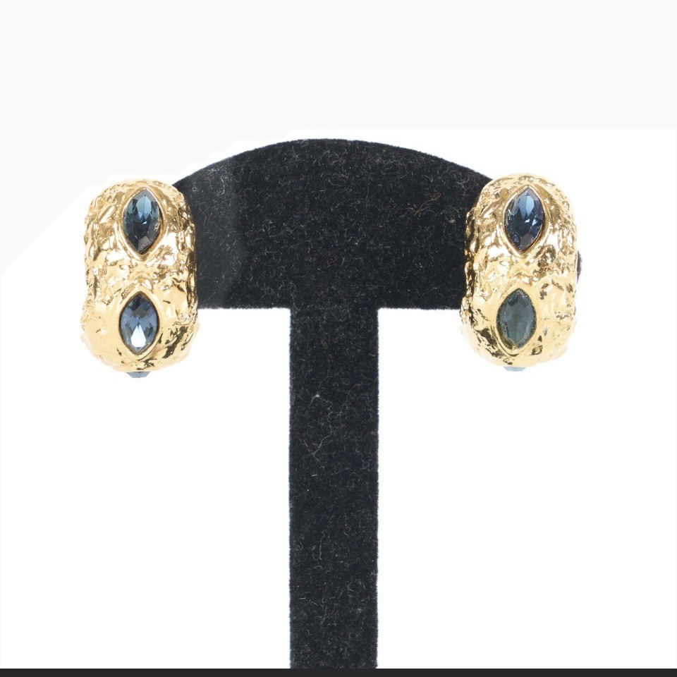 Yves Saint Laurent, Cabochon Earrings