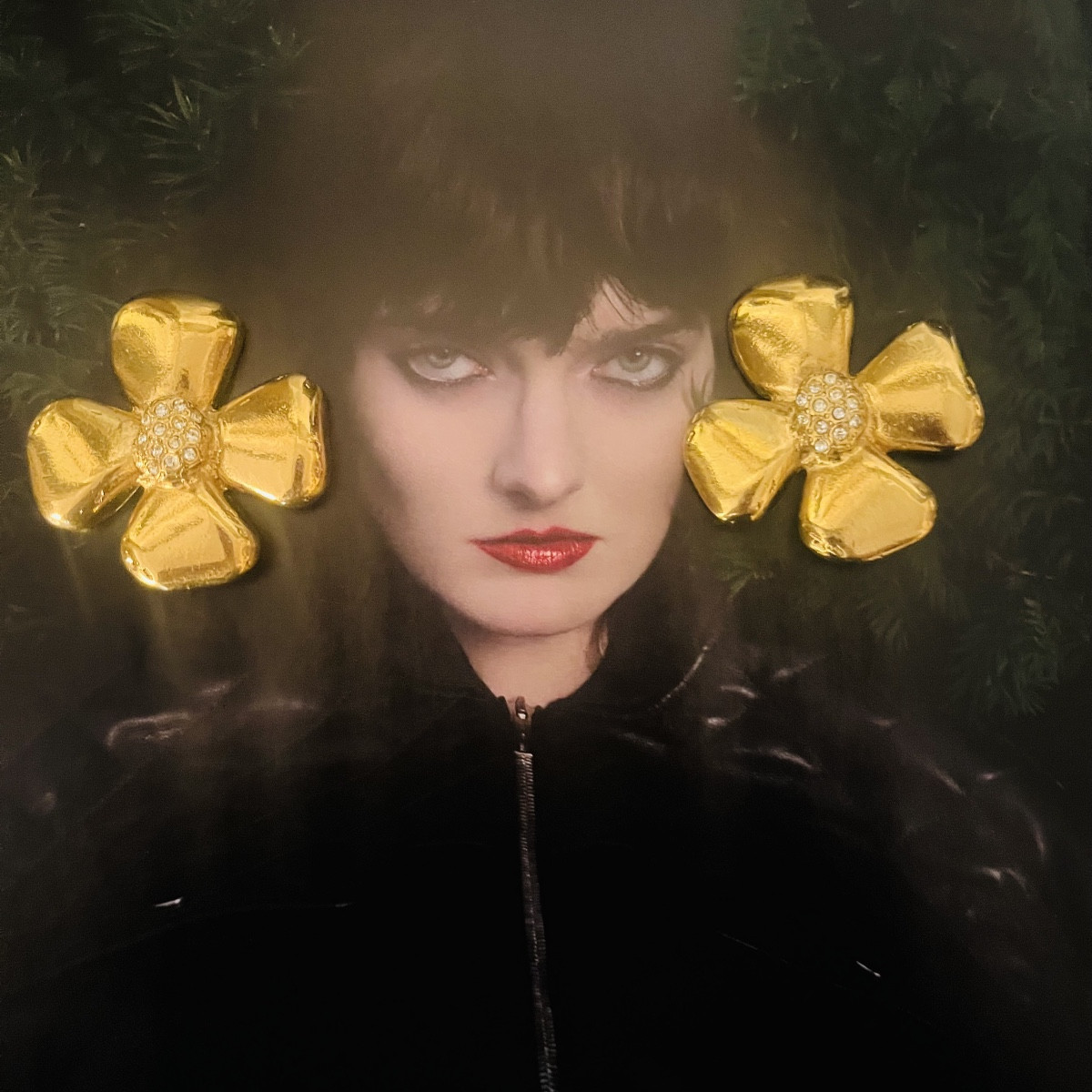 Yves Saint Laurent, Flower Earrings-photo-4