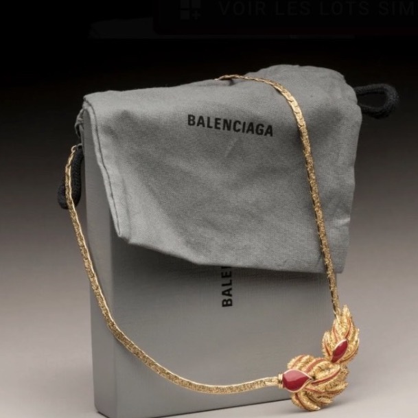 Balenciaga Paris, collier 1970.