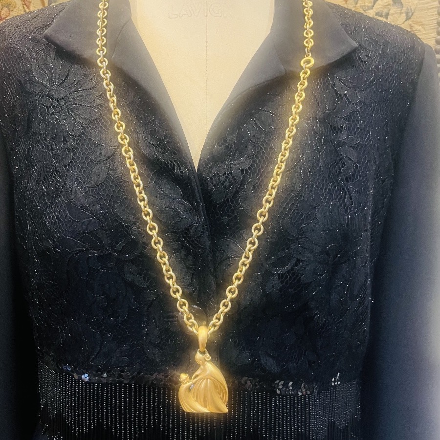 Lanvin, "jeanne Lanvin And Her Daughter" Necklace, 1980. -photo-2