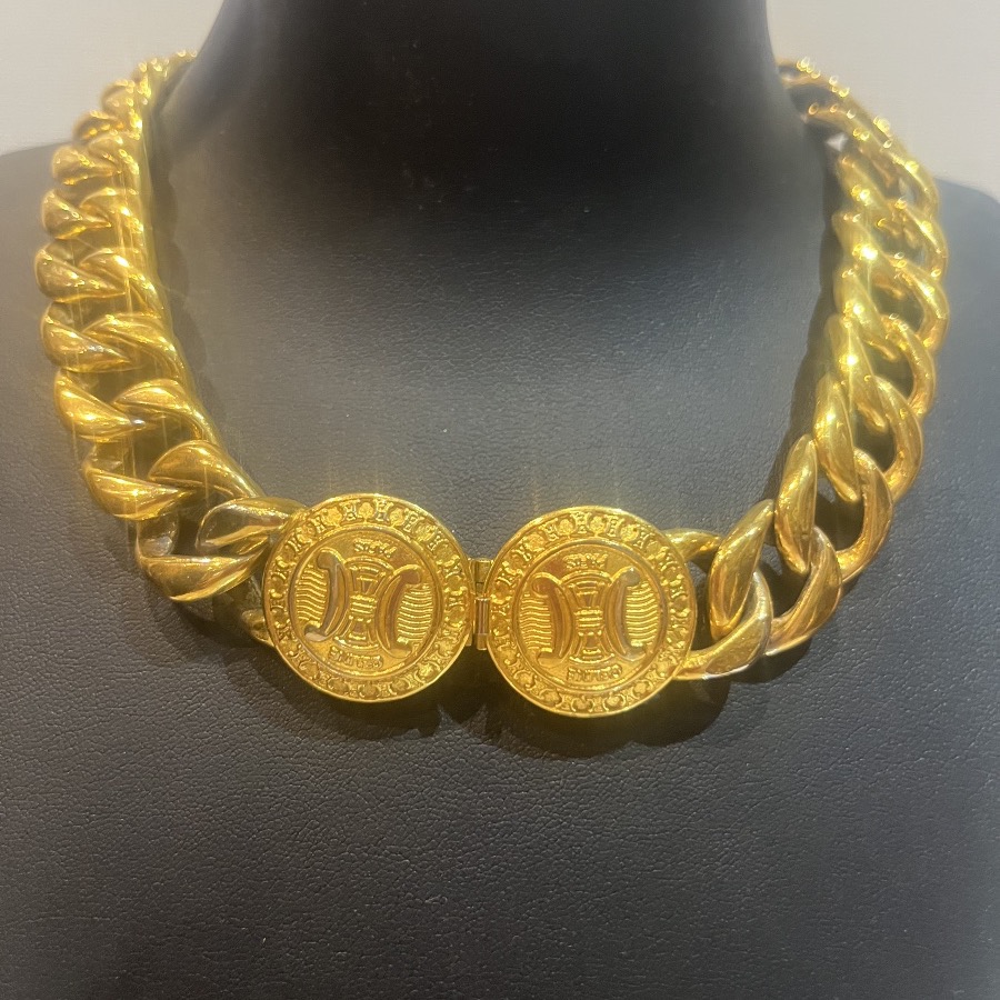 CELINE Paris , collier ras du cou 1991-photo-2