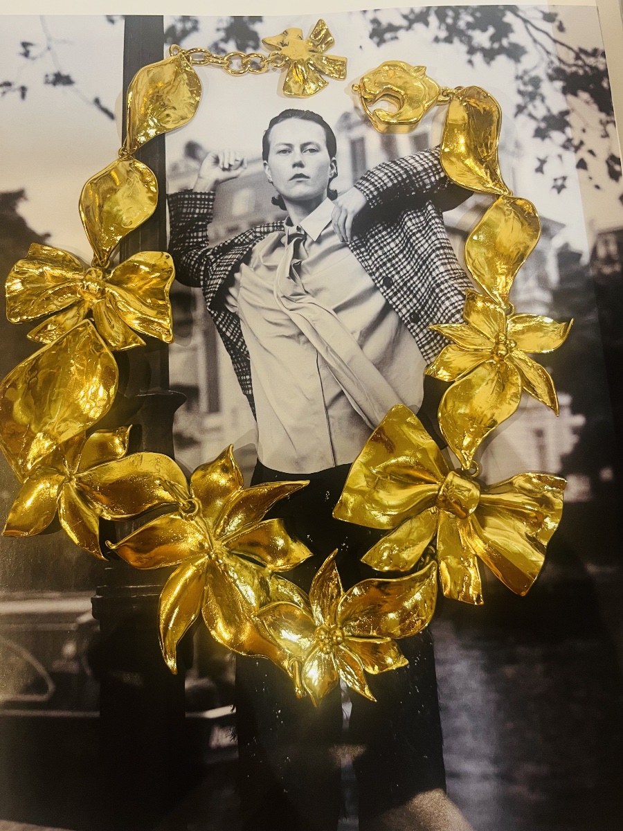 Jean-louis Scherrer, Gold-plated Metal Necklace, Circa 1980-photo-2