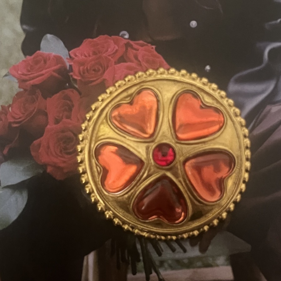Ysl. Yves Saint Laurent, Pendant Brooch, Circa 1980.-photo-2