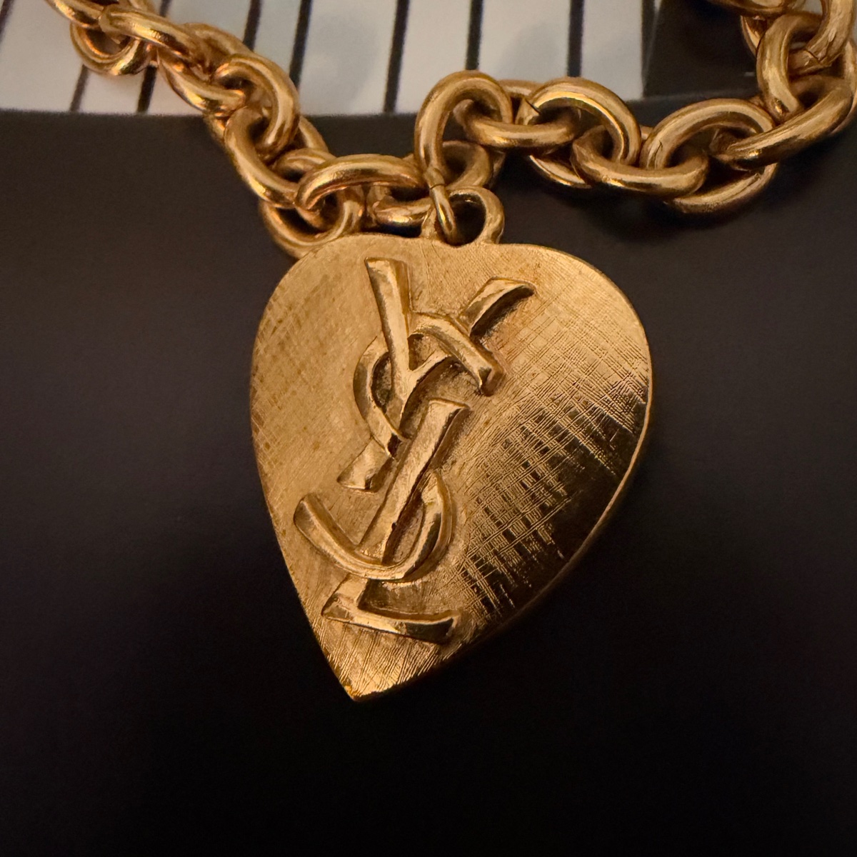 Yves Saint Laurent, Ysl. Heart-shaped Bracelet, Circa 1980–1990.-photo-1