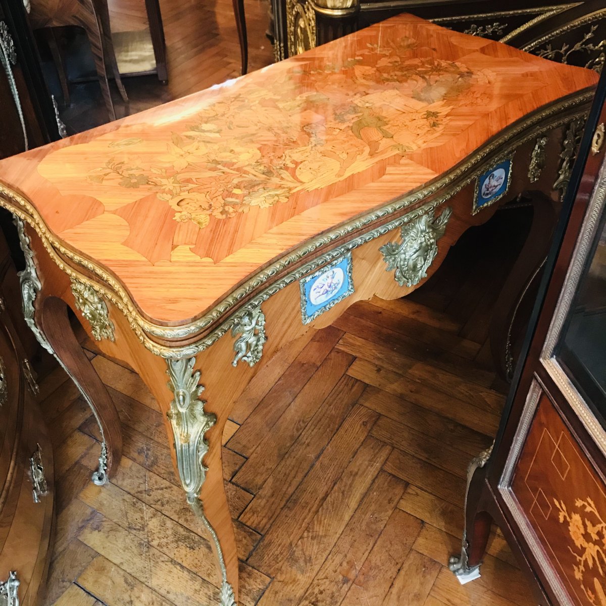 Table à Jeux De Style Louis XV, Napoléon III-photo-1