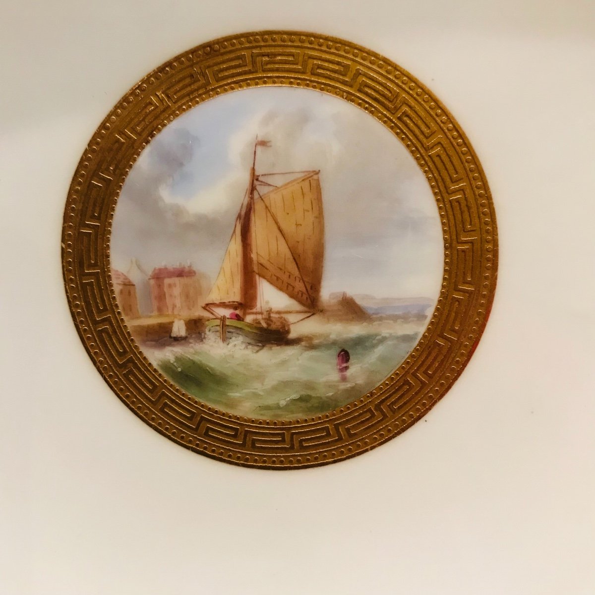 Minton, Assiettes En Porcelaine, XIXe siècle.-photo-2