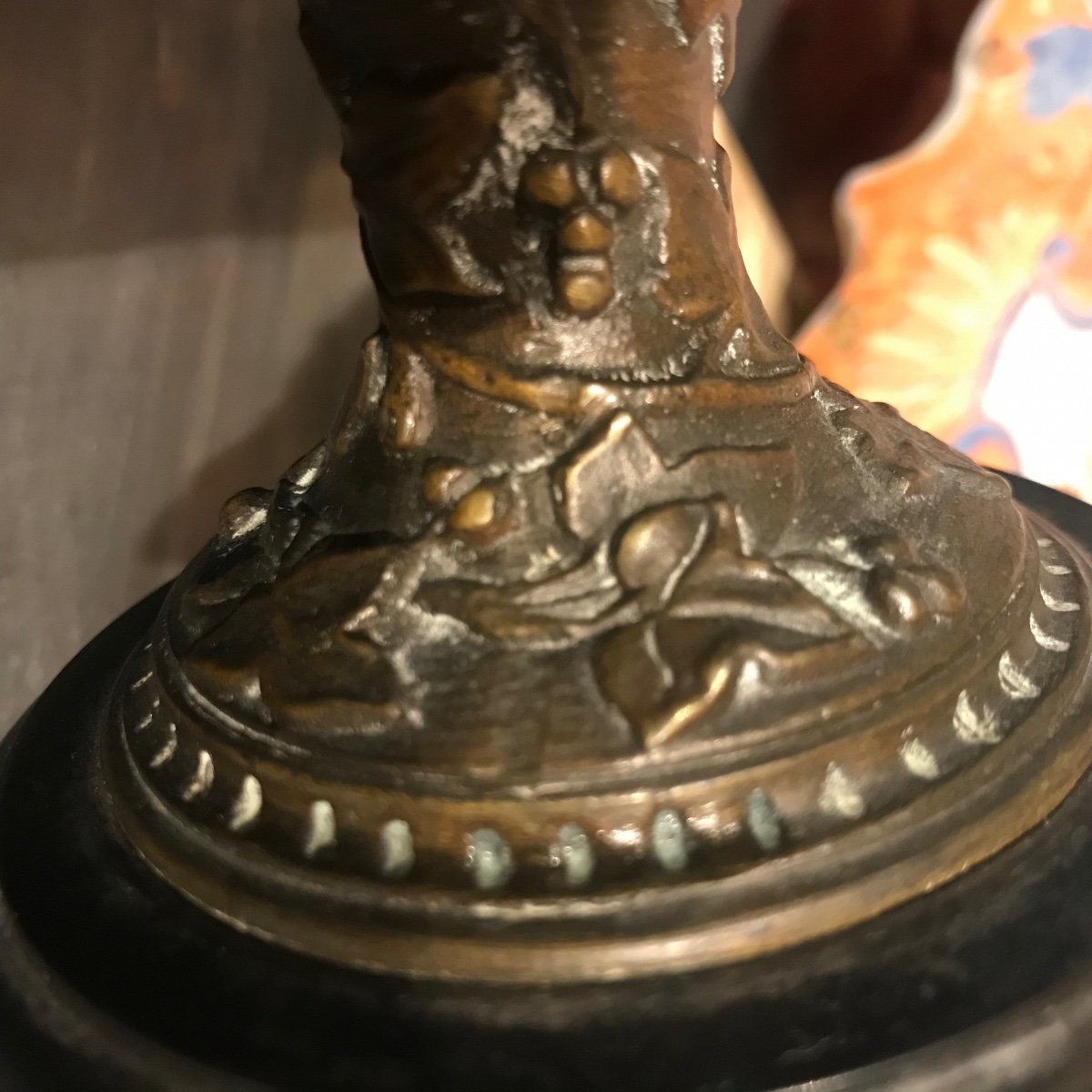 Paire De Cassolettes En Bronze Et Marbre Napoléon III.-photo-5