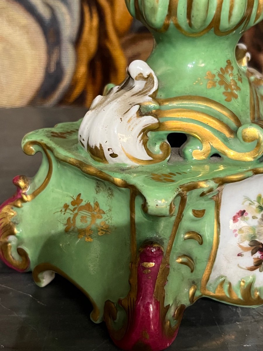 Paire De Vases Jacob Petit - Paris, XIX ème.-photo-5