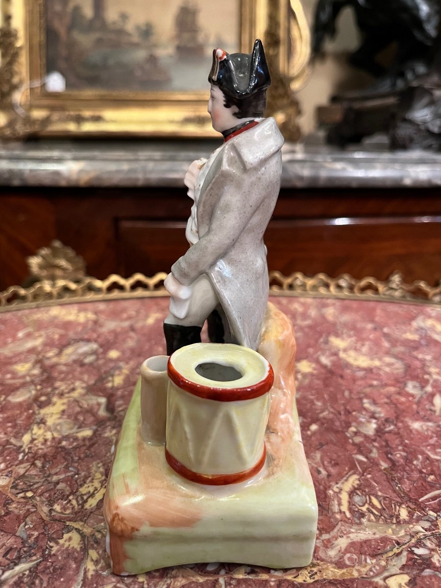 Napoleon Porcelain Inkwell Old Paris-photo-2