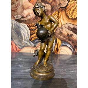 Auguste Moreau, Bronze Enfant porteur d’eau.