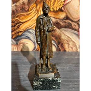 Bronze, D’eugène Doumenc, Poilu. 