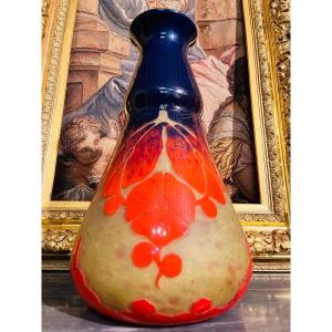 Le Verre Français, Vase Aux Capucines