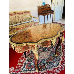 Table De Milieu, Marqueterie Boulle, Napoléon III