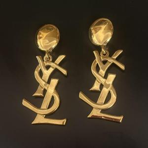 Yves Saint Laurent, Pair Of Earrings.
