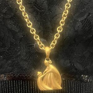 LANVIN, collier Jeanne Lanvin et sa fille 1980. 