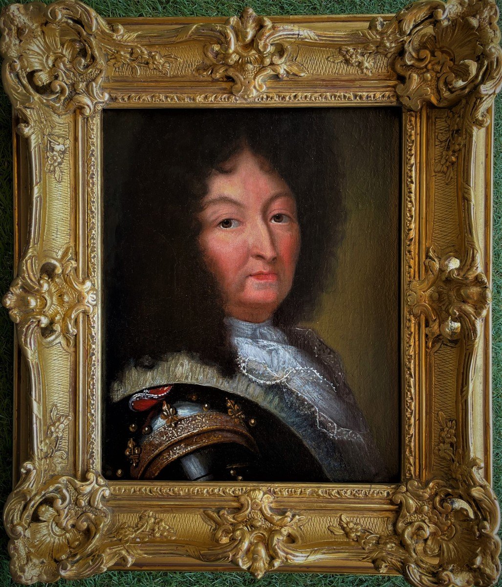 Portrait Of Louis XIV In Armor-photo-2