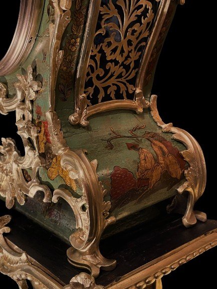Cartel Vert à Décors Chinois Louis XV-photo-3