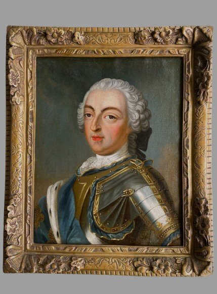 Portrait De Louis XV En tenue militaire-photo-2