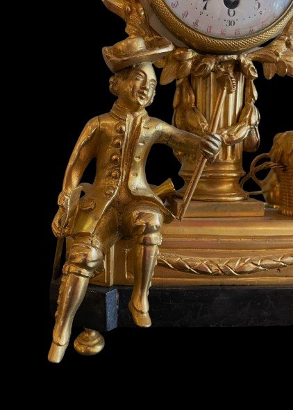 Louis XVI Gardener Clock-photo-2