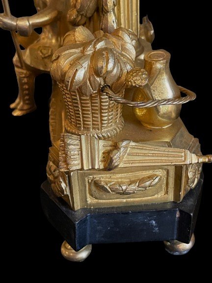 Louis XVI Gardener Clock-photo-2