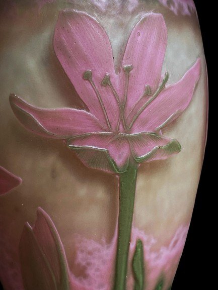 Daum Nancy Vase Early 20th Century-photo-3