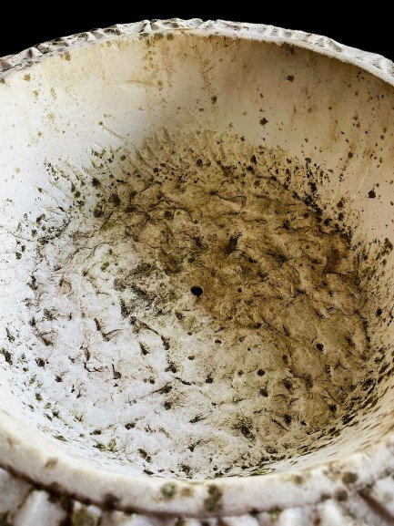 Paire De Vasques En Marbre De Carrare-photo-1