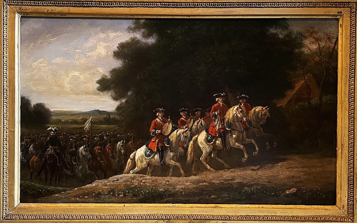 Garde Royale Louis XVI signé S.BENARD-photo-4