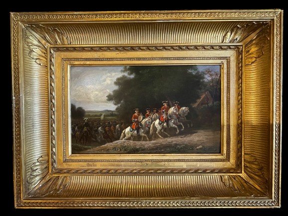 Garde Royale Louis XVI signé S.BENARD