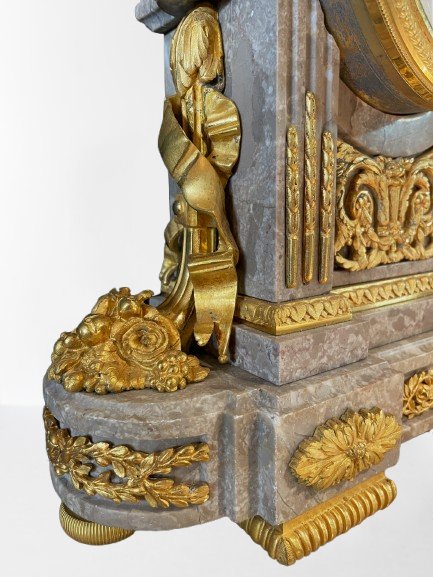 Pendule Borne Louis XVI-photo-2