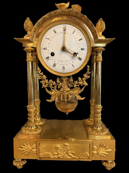 Empire Cage Clock
