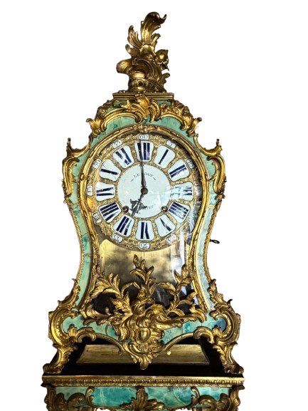 Cartel And Its Green Horn Base Louis XV - XVIIIth Century-photo-4