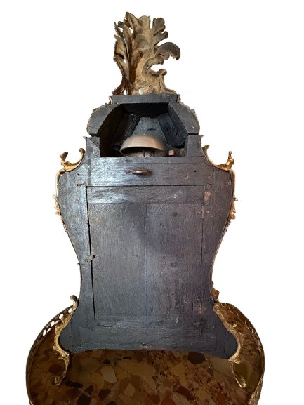 Cartel And Its Green Horn Base Louis XV - XVIIIth Century-photo-3