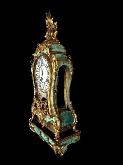 Cartel And Its Green Horn Base Louis XV - XVIIIth Century-photo-6