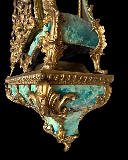Cartel And Its Green Horn Base Louis XV - XVIIIth Century-photo-7