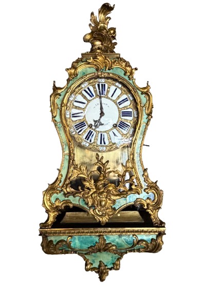Cartel And Its Green Horn Base Louis XV - XVIIIth Century