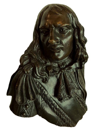 Buste bronze Amiral de TOURVILLE XVIIIème-photo-1