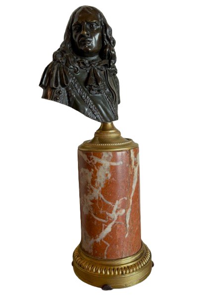 Buste bronze Amiral de TOURVILLE XVIIIème