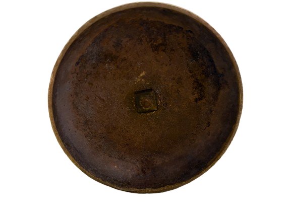 Paire de bougeoirs Empire aux cariatides-photo-6