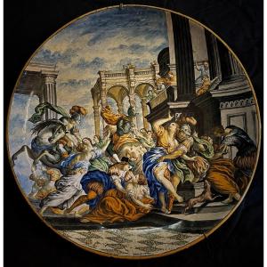 Pair Of Large Urbino Dishes